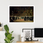 Charles X presenteert prijzen aan de kunstenaars o Poster (Thuiskantoor)