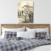 Charles XII van Zweden die Kopenhagen binnenkomt Canvas Afdruk (Insitu (Slaapkamer))