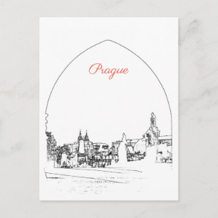 Charlesbrug in Praag Briefkaart