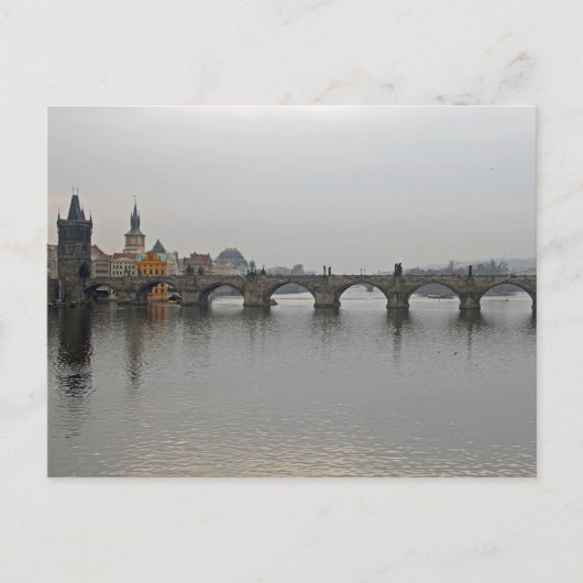 Charlesbrug, Praag Briefkaart (Voorkant)