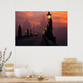 Charlesbrug Praag Poster (Keuken)