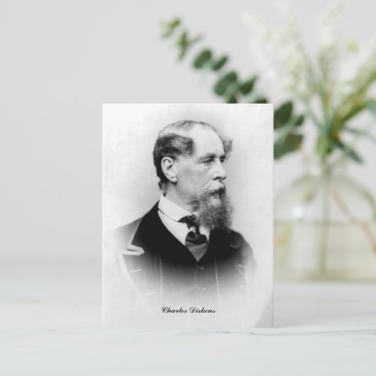 CharlesDickens Briefkaart (Staand voorkant)