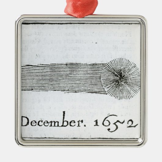 Charles's Comet, december 1652 Metalen Ornament (Voorkant)