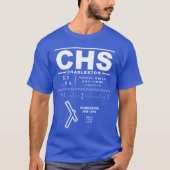 Charleston AFB / Internationale Luchthaven CHS T-s T-shirt (Voorkant)
