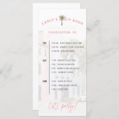 Charleston Bach Weekend Itinerary Programmakaart (Voorkant / Achterkant)