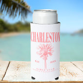 Charleston Bachelorette Custom Luxe Sociale Club Seltzer Blikjeskoeler
