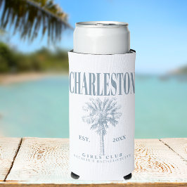 Charleston Bachelorette Custom Luxe Sociale Club Seltzer Blikjeskoeler