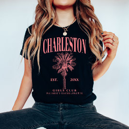 Charleston Bachelorette Custom Luxe Sociale Club T-shirt