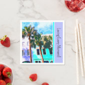 Charleston Bachelorette Party Papier servet (Insitu)