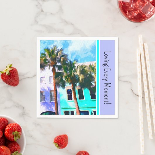 Charleston Bachelorette Party Papier servet (Insitu)