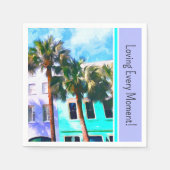 Charleston Bachelorette Party Papier servet (Voorkant)