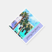 Charleston Bachelorette Party Papier servet (Hoek)