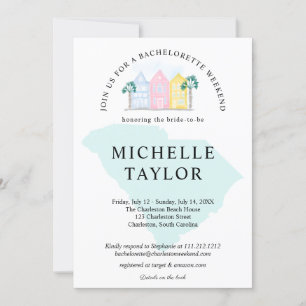 Charleston Bachelorette Weekend Kaart