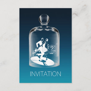 Charleston Birthday Vip Aquatic Ombre Kaart