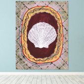 Charleston Boerderij Shell Print Wall Hanging (Insitu (Houten vloer))