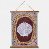 Charleston Boerderij Shell Print Wall Hanging Hangend Wandkleed (Voorkant)