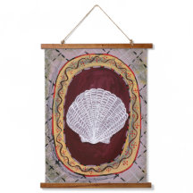 Charleston Boerderij Shell Print Wall Hanging