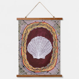 Charleston Boerderij Shell Print Wall Hanging Hangend Wandkleed