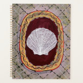 Charleston Boerderij Shell Print Wall Hanging Planner (Voorkant)