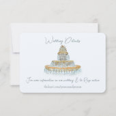 Charleston bruiloft details Waterverf (Voorkant)