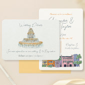 Charleston bruiloft details Waterverf