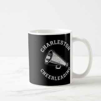 Charleston Cheer Vintagetijdperk Cheerleader met A Koffiemok