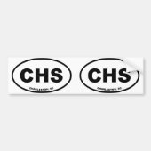 Charleston CHS Bumpersticker (Voorkant)