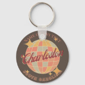 Charleston City, South Carolina Sleutelhanger (Achterkant)