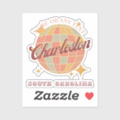 Charleston City, South Carolina Sticker (Vel)