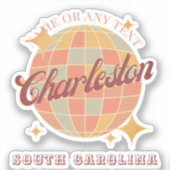 Charleston City, South Carolina Sticker (Voorkant)