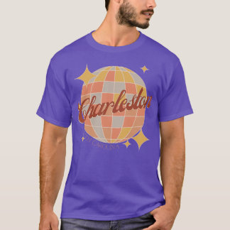 Charleston City South Olina Verenigde Staten Retro T-shirt