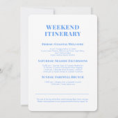 Charleston Coastal Bachelorette reisweekend Kaart (Achterkant)