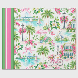 Charleston Coastal Gift Wrapping Paper Cadeaupapier