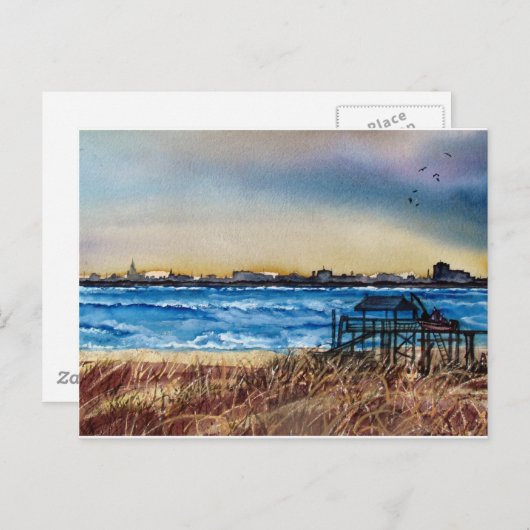 Charleston Coastline Briefkaart (Voorkant / Achterkant)