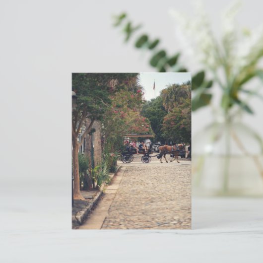 Charleston Cobbles Briefkaart (Staand voorkant)