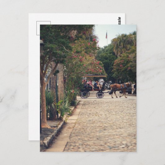 Charleston Cobbles Briefkaart (Voorkant / Achterkant)