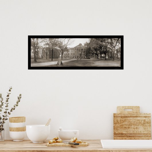 Charleston College SC Foto 1909 Poster (Keuken)