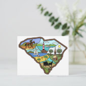 Charleston Columbia South Carolina Myrtle Beach Briefkaart (Staand voorkant)
