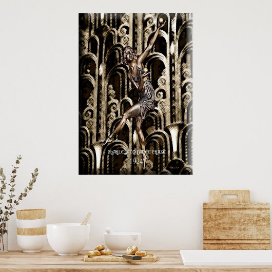 Charleston Dance Craze Poster (Keuken)