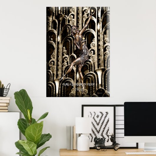 Charleston Dance Craze Poster (Thuiskantoor)