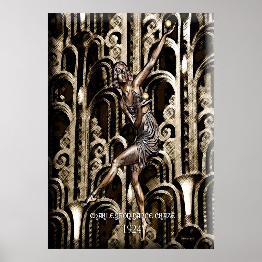 Charleston Dance Craze Poster (Voorkant)