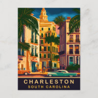 Charleston Downtown, SC, Vintage Reizen
