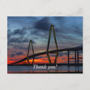 Charleston Fire like Sunset Briefkaart