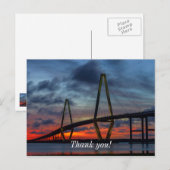 Charleston Fire like Sunset Briefkaart (Voorkant / Achterkant)
