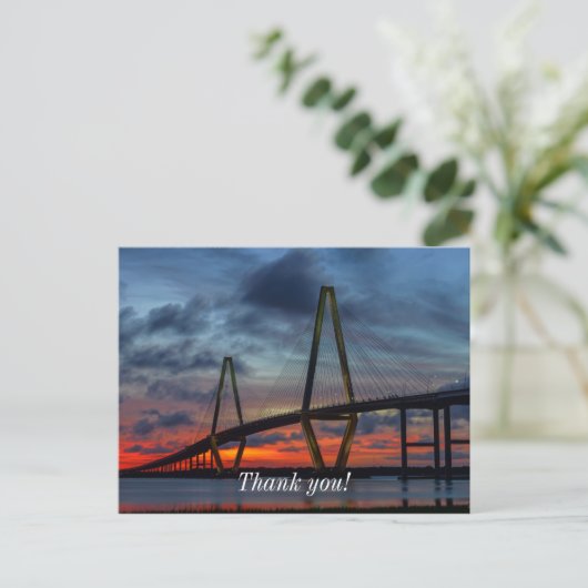 Charleston Fire like Sunset Briefkaart (Staand voorkant)
