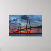 Charleston Fire like Sunset Canvas Afdruk (Voorkant)
