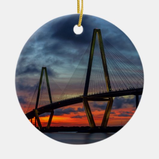 Charleston Fire like Sunset Keramisch Ornament (Voorkant)