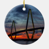 Charleston Fire like Sunset Keramisch Ornament (Achterkant)