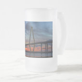 Charleston Fire like Sunset Matglas Bierpul (Voorkant rechts)