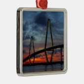 Charleston Fire like Sunset Metalen Ornament (Rechts)
